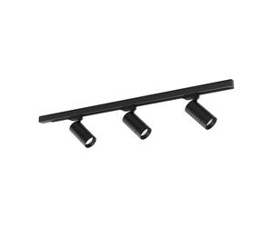 Molto Luce Moove Système de rail triphasé 230 V, set complet avec 3 projecteurs Moove GU10, 55-00002,