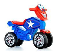 Trotteur Moto Bébé - MOLTO - My 1st Molto Cross Star - 2 Roues - Bleu - A Pédales