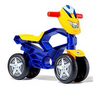 MOLTO | Ma première Moto My 1st Molto Cross Bleu | Moto Tout-Terrain pour Enfants | Jouets pour Enfants Sûrs et Résistants | Favorise Le Développement Sain des Filles et des Garçons, De 18 à 36 Mois