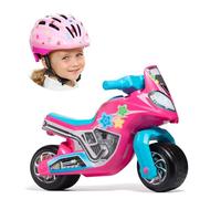 MOLTO | Moto Molto Cross Race + Casque Rosa | pour Tous Les Types de terrains | Jouets pour Enfants sûrs et durables | Favorise Le développement sain des garçons et des Filles | +18