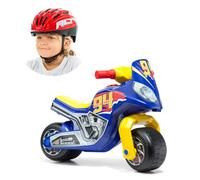 MOLTO | Moto Molto Cross Race + Casque Rouge| pour Tous Les Types de terrains | Jouets pour Enfants sûrs et durables | Favorise Le développement sain des garçons et des Filles | +18