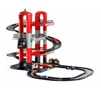 Molto 4 Floors With Tracks And 2 Metal Cars Parking Rouge