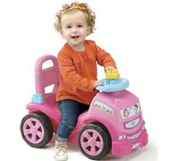 Molto Pink Truck Rails With 10 Blocks Véhicule à siège Rosa 12-24 Months Rosa 12-24 Months