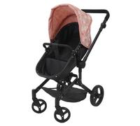 MOLTO - Poussette pour poupées 2 en 1, Convertible en Poussette de Promenade avec nacelle Amovible, Guidon réglable et réversible, Capote, Sac et Panier, pour poupées jusqu'à 53 cm à partir de 3 Ans