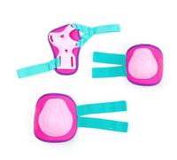 Molto - Protections pour Patinage - Coudières et Poignets réglables - Rose - Taille M - Jouets éducatifs pour Enfants de 3 à 10 Ans