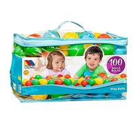MOLTO | Sachet de 100 boules colorées pour la piscine | Ultrarésistantes, flexibles et non toxiques | Jouets sensoriels pour bébés | Jouets éducatifs pour enfants | 6 mois