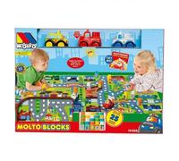 MOLTO- Set Blocks CARS 19458 MOLTO Tranche d'âge : +1 an