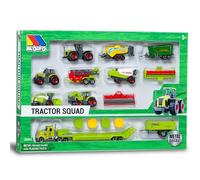 MOLTO - Set de 16 Jouets agricoles, échelle 1:64, tracteurs, remorques et Accessoires agricoles, Jouets Machines agricoles, Jouets Ferme, + 3 Ans