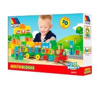 Molto Set Du Construction Train Avec Nombres Et Lettres (Molto 16470)