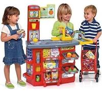 Molto Supermarché Stand deavec caddie Balance Scanner Son