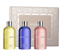 Molton-Brown Bath-Body Bath-Shower-GelFloral & Fruity body care gift set Shower Gel Orange & Bergamot 300 ml + Shower Gel Bluebell & Wild Strawberry 300 ml + Shower Gel Delicious Rhubarb & Rose 300 ml