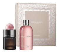 Molton-Brown Collection Delicieuse-Huile-rhubarbe-roseFragrance gift set Eau de Parfum Spray 100 ml + Bath and Shower Gel 300 ml 1 Stk.