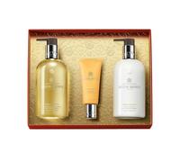 Molton Brown Main Soin Ensemble Cadeau Flora Luminare Luxe Lavage,Lotion & Crème