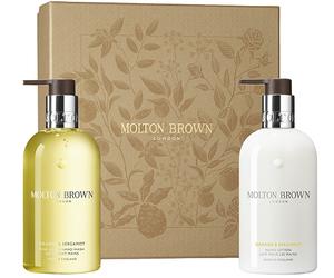 Molton Brown - Orange & Bergamot Handlotion Duo Set - Savon & gommage pour les mains 600 ml