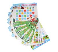 MOLUCKFU 1 Ensemble D'Autocollants D'Apprentissage De La Propreté Tableau D'Apprentissage De La Propreté Pour Enfants Tableau D'Apprentissage De La Propreté Pour Petite Fille Tableau