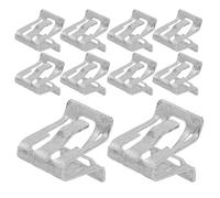 MOLUCKFU 10 Clips de Fixation en Métal pour Garniture Intérieure Automobile Panneau Intérieur pour Tableau de Bord et Porte Accessoires Universels pour Console Centrale Montage Facile