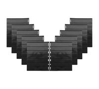 MOLUCKFU 10 Feuilles d'Album de Timbres en Plastique Effaçable Double Face 7 Rangées Pages pour Collectionneurs de Timbres et Pièces