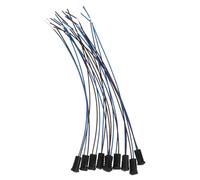 MOLUCKFU 10 pièces Douille Plastique Haute Résistance Support Ampoule Halogène Basse Tension Résistance Température Élevée Installation Facile pour Éclairage Intérieur et Extérieur