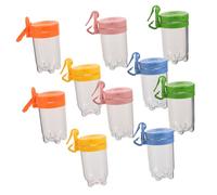 MOLUCKFU 10 Pièces Insect Observation Containers for Plastic Flip-lid Viewer Box with Hanging Loop Safe Specimen Collection Case Nature Exploration Tool for Outdoor Adventures