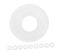 MOLUCKFU 10 pièces Joints de Bouteille pour Bière avec Bague Pivotante Joints Étanchéité Résistants et Anti-fuite pour Bouteilles de Soda et Jus Accessoires de Remplacement Blanc