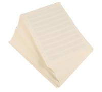 MOLUCKFU 100 Feuilles Recharge Papier à Musique Manuscrit Blanc à Feuilles Mobiles 3mm Espacement 10 Lignes pour Cahier de Partitions Vierges, Écriture Lisse et Effaçable, pour Étudiants
