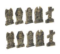 MOLUCKFU 10pièces Décorations De Tombeaux Pour Halloween Ornements Squelettes Décorations Horrifiques Pour Jardin Et Fête Mixte