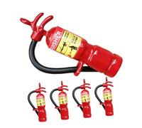 MOLUCKFU 12 pour Maison de Poupée, Accessoires Miniatures Réalistes pour Micro-paysages et Jardins Féeriques, Figurines D'extincteurs pour Décoration