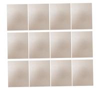 MOLUCKFU 12pcs Feuilles de Mica pour Micro-ondes, Plaques Isolantes Résistantes à Haute Température, Découpables, pour Réparation de Four à Micro-ondes