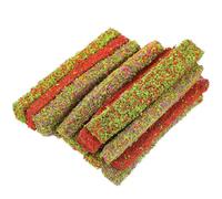 MOLUCKFU 15 pièces Miniature Bush Strips for Landscape Decoration Realistic Plastic Vegetation Clusters for Micro Scenery and Train Model Portable and Micro Landscape Ornament