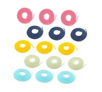 MOLUCKFU 15 pièces Protège-câbles Spirale Flexible Gaine de Protection pour Câble de Charge et Données Embouts Ajustables pour Gestion Bureau et Rangement Câbles