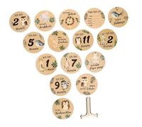 MOLUCKFU 1ensemble De Pour Avec Support De Disques Mensuels Et Annonce De Naissance Pour Photographies Et Célébrations Des De Développement