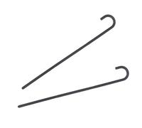 MOLUCKFU 2 Ensembles Bâtons de Béquille Décoratifs de Magicien Accessoires Solides pour Fête et Jeu de Rôle Halloween Canne de Scène Noire Résistante et Stable