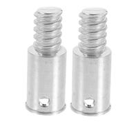 MOLUCKFU 2 pièces Adaptateur Embout Fileté Alliage Aluminium pour Manche de Balai Remplacement Facile pour Rallonge de Balai et Manche Composite Installation Rapide et Démontage Simple