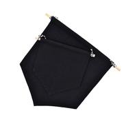 MOLUCKFU 2 pièces Bannière Murale pour Broches et Pins Noir Support Suspendu pour Collection de Badges et Fanions Décoration Murale Créative pour Chambre et Fête