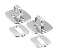 MOLUCKFU 2 Pièces Base Ancrage Antivol pour Ordinateur Portable Verrouillage Externe Compatible Bureau École Bibliothèque Sécurité Renforcée avec Câble de Verrouillage