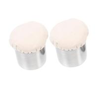 MOLUCKFU 2 pièces Brosse Huile Crêpes Multifonction Acier Inoxydable Pinceau Graisse Résistant pour Crêpière Cuisine Barbecue et Restaurant Essuie-huile Pratique pour Cuisson Pancakes et