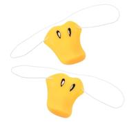 MOLUCKFU 2 pièces Nez Canard Vinyle Compact Accessoire Portable pour Halloween Carnaval Cosplay Party