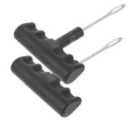 MOLUCKFU 2 pièces Outil Réparation Pneu Crevaison Voiture Sous Vide Rapide Portable et Fiable pour Bouchon Pneu Crevé