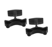 MOLUCKFU 2 Pièces Pinces pour Sifflets Arbitre PVC Robustes Clips Portables pour Entraîneurs et Activités Maintien Sécurisé Sifflet Au Doigt Lot