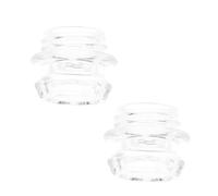 MOLUCKFU 2 Pièces Remplacement Verre Percolateur Café Couvercle Filtre Verre avec Poignée Isolante Compatible Multiples Marques Installation Facile Design Minimaliste Moderne