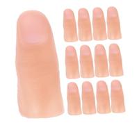 MOLUCKFU 20 pièces Doigtier Simulé avec Ongles Accessoires de Conjuration pour Spectacles de Magicien Portable pour Tours et Blagues