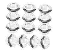 MOLUCKFU 20pièces Grommets De Bureau pour Câbles Organisateur De Fils De Table Passe-câbles pour Maison Et Bureau Couverture De Trou De Chromé