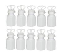 MOLUCKFU 24 Pièces Lot Bâtons à Bulles Vides Forme de Double Cœur Blanc Décoration Mariage et Noël Cadeau Festif et Créatif