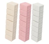 MOLUCKFU 3 pièces Boîte à Pilules Hebdomadaire Compartiments Jours Pilulier Portable Multifonction Plastique Léger Étui de Rangement pour Médicaments et Bijoux Design Piano Créatif