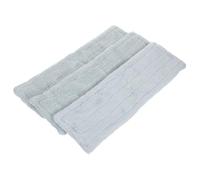 MOLUCKFU 3 pièces Pads de Rechange Microfibre pour Balai Plat Lavables et Réutilisables Corail Doux pour Nettoyage Sec et Humide Accessoires pour Vadrouille de Nettoyage Sol