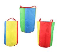 MOLUCKFU 3 pièces Sacs de Course pour Garçon Fille Jeu de Saut Sac Animal Sauteur pour Activités Extérieures Jardin Garçon Fille Simple Couleur Amusement et Exercice Plein Air