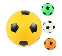 MOLUCKFU 4 pièces Lot de Ballons de Football Mousse Légère Jeu Extérieur pour Garçon Fille Texture Douce Couleurs Assorties Favorise Concentration et Équilibre
