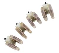 MOLUCKFU 4 Pièces Roues Pivotantes pour Poussette Garçon Fille Roues de Remplacement Silencieuses et Durables pour Chaises Garçon Fille Poussette et Accessoires de Marcheur