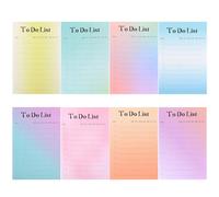 MOLUCKFU 400 Pièces Notes Autocollantes Mémo Papier Adhésif Arc-en-ciel
