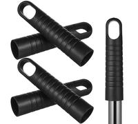 MOLUCKFU 5 pièces Lot de Embouts de Manche Balai Plastique avec Trou de Suspension Grip Poignée et Facile à Installer Compatible avec Balais et Mops Accessoires de Remplacement Polyvalents